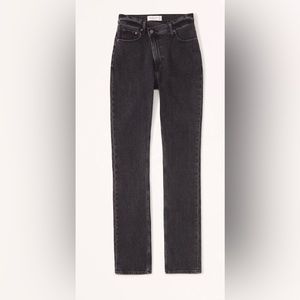 Abercrombie and fitch - the 90’s Straight Ultra High Rise Jean Criss Cross Waist